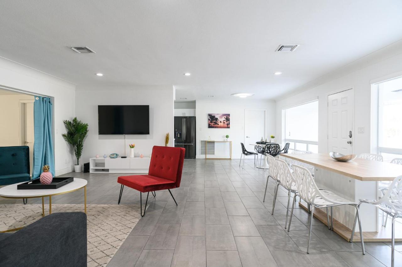 Luxury Casa 4 Bedrooms With Pool & Game Room 15 Mins To Ocean Fort Lauderdale Exterior foto